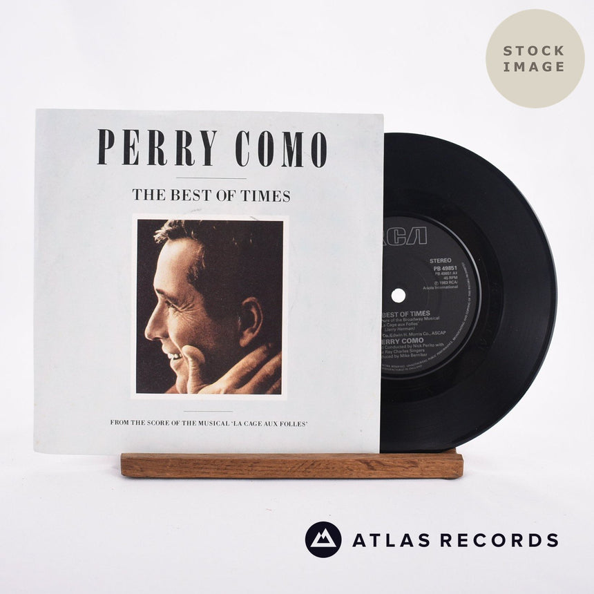 Perry Como The Best Of Times Vinyl Record - Sleeve & Record Side-By-Side