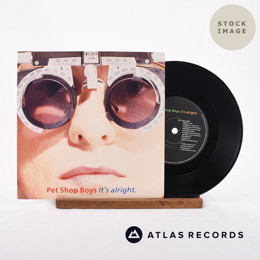 Pet Shop Boys It's Alright Vinyl Record - Sleeve & Record Side-By-Side