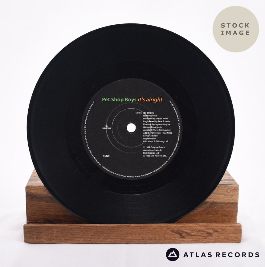 Pet Shop Boys It's Alright Vinyl Record - Record A Side