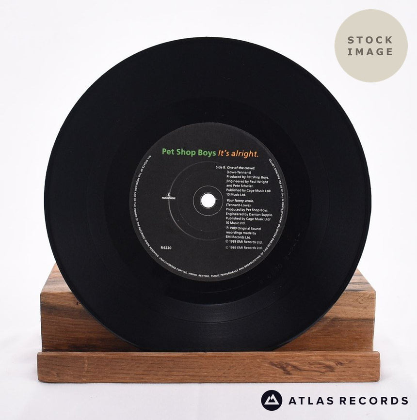 Pet Shop Boys It's Alright Vinyl Record - Record B Side