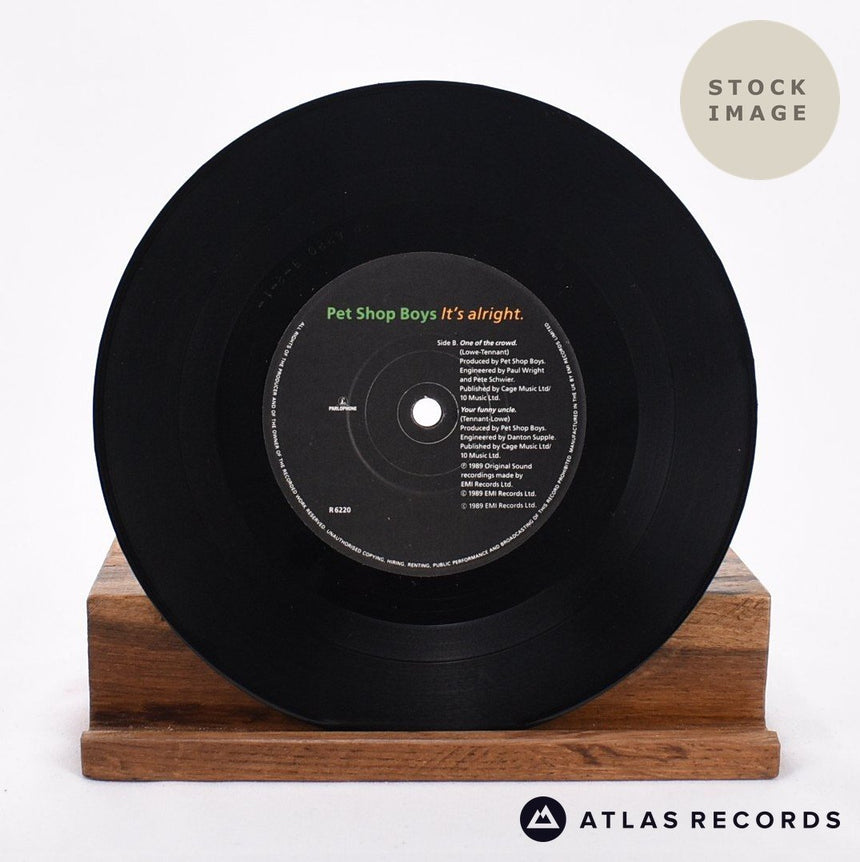 Pet Shop Boys It's Alright Vinyl Record - Record B Side