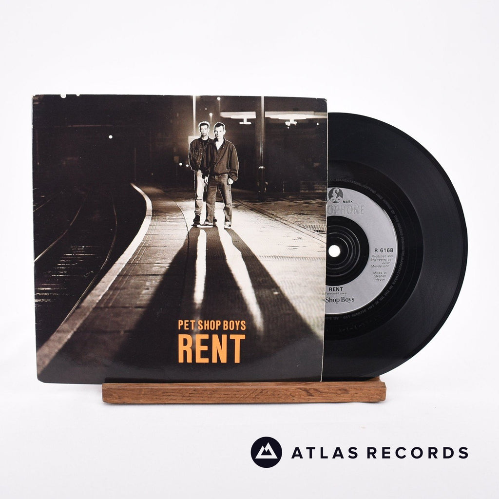 Pet Shop Boys Rent 7" Vinyl Record - Front Cover & Record