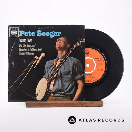 Pete Seeger Healing River 7" Vinyl Record - Front Cover & Record