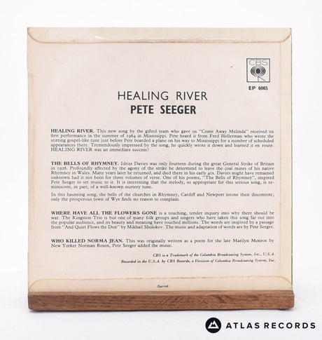 Pete Seeger - Healing River - 7" EP Vinyl Record - VG+/VG+