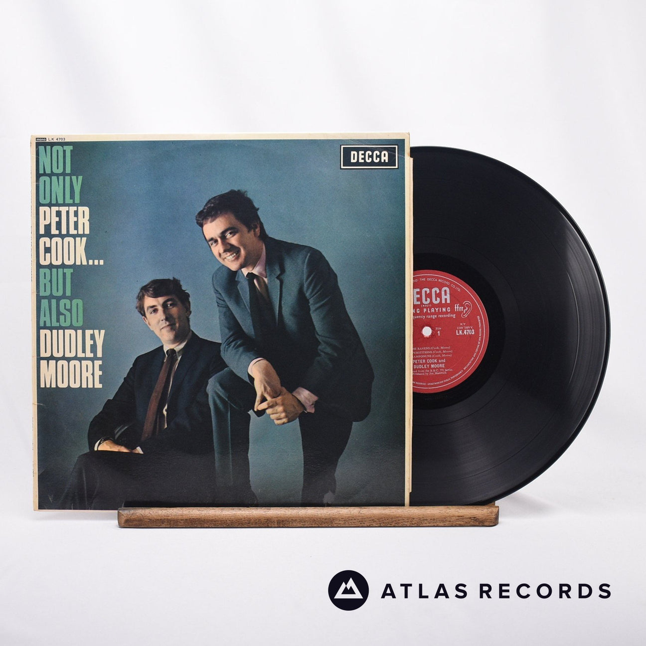 Peter Cook & Dudley Moore Not Only Peter Cook... But Also Dudley Moore LP Vinyl Record - Front Cover & Record
