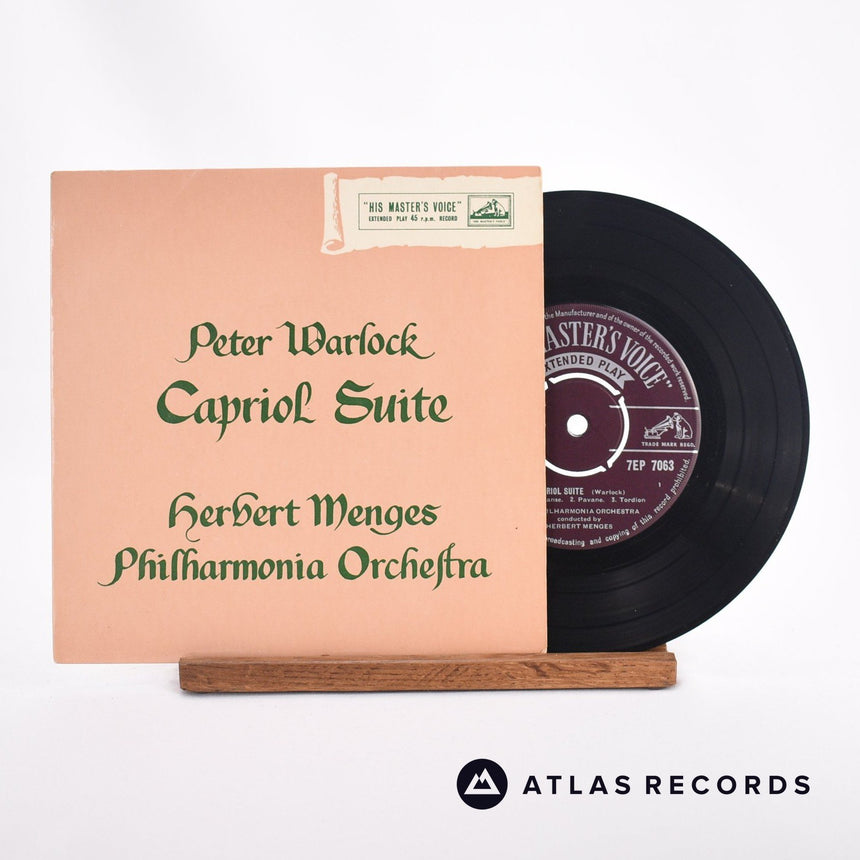 Peter Warlock Capriol Suite 7" Vinyl Record - Front Cover & Record