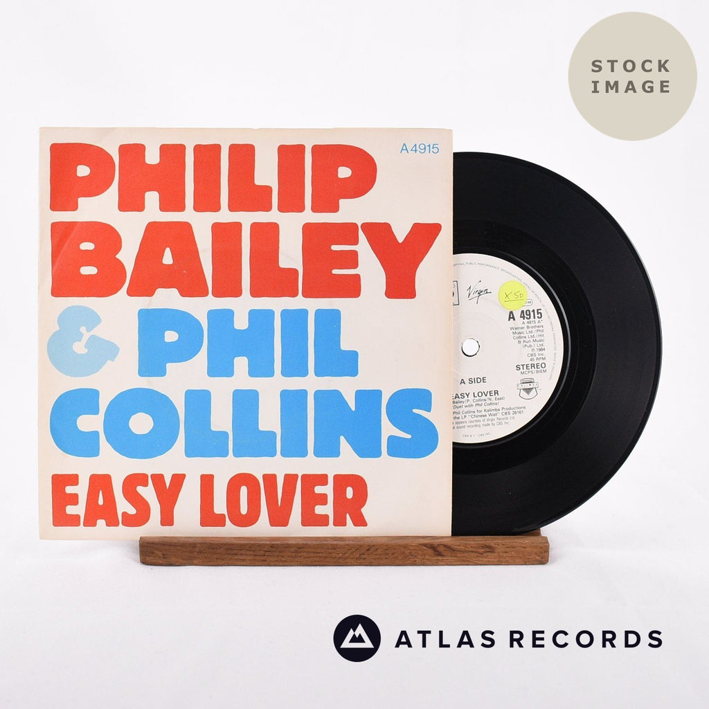 Philip Bailey Easy Lover Vinyl Record - Sleeve & Record Side-By-Side
