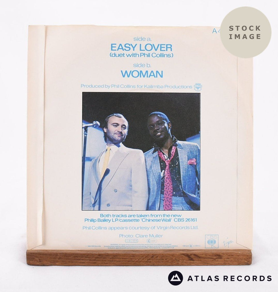 Philip Bailey Easy Lover Vinyl Record - Reverse Of Sleeve