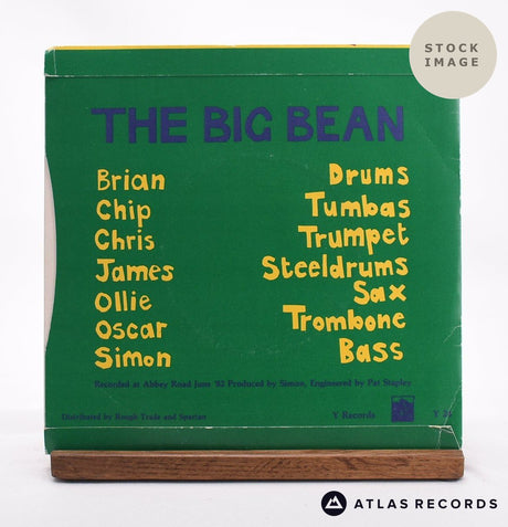 Pigbag The Big Bean 7" Vinyl Record - Reverse Of Sleeve