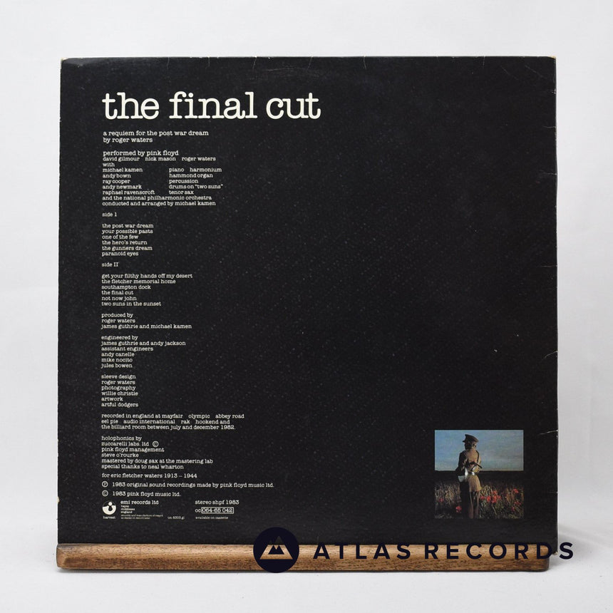 Pink Floyd - The Final Cut - Gatefold LP Vinyl Record - VG+/VG+