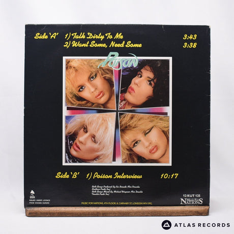Poison - Talk Dirty To Me - 12" Vinyl Record - VG+/VG+