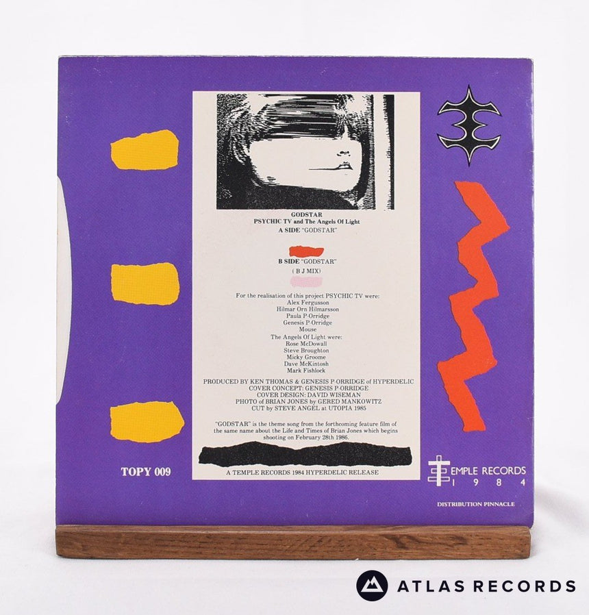 Psychic TV - Godstar - 7" Vinyl Record - EX/VG