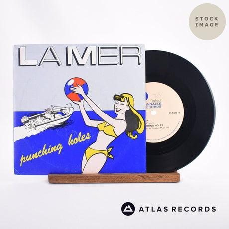 Punching Holes La Mer 7" Vinyl Record - Sleeve & Record Side-By-Side
