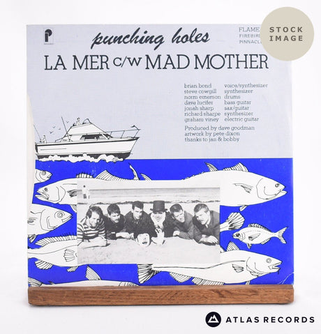 Punching Holes La Mer 7" Vinyl Record - Reverse Of Sleeve