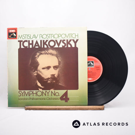 Pyotr Ilyich Tchaikovsky Symphony No. 4 LP Vinyl Record - Front Cover & Record