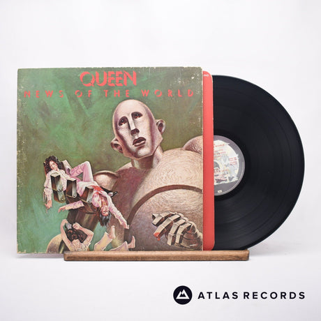 Queen News Of The World LP Vinyl Record - Front Cover & Record