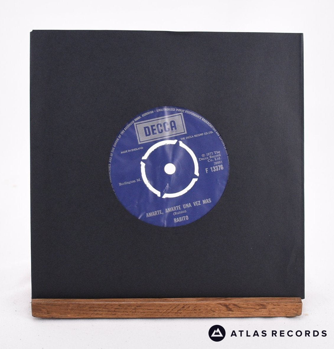Rabito Amarte, Amarte Una Vez Mas / Cual Es Tu Hombre 7" Vinyl Record - In Sleeve