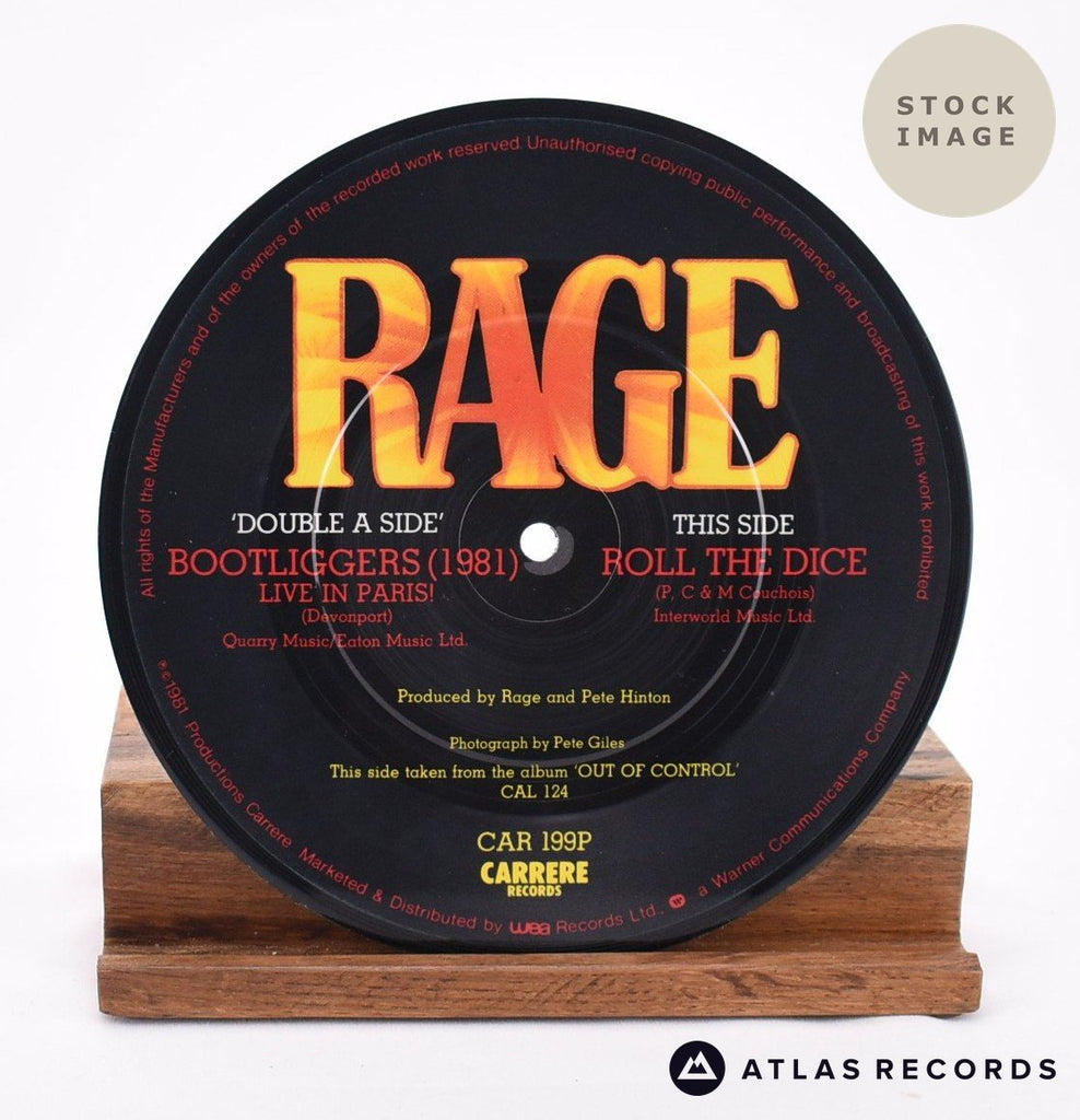 Rage Bootliggers Vinyl Record - In Sleeve