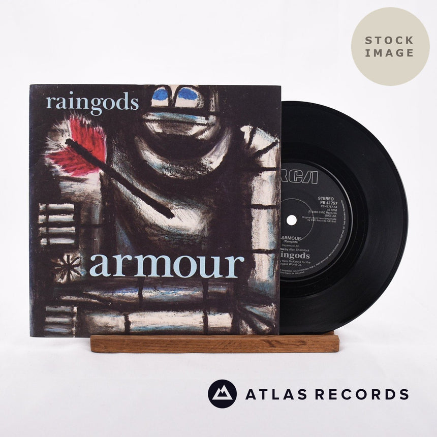 Raingods Armour Vinyl Record - Sleeve & Record Side-By-Side