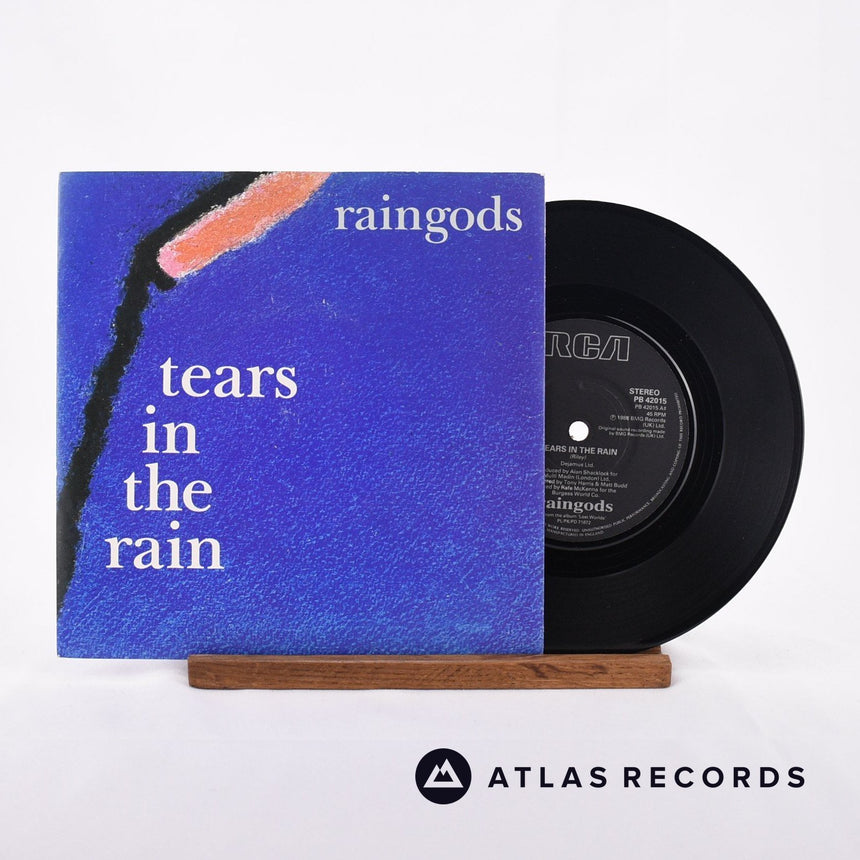 Raingods Tears In The Rain 7" Vinyl Record - Front Cover & Record