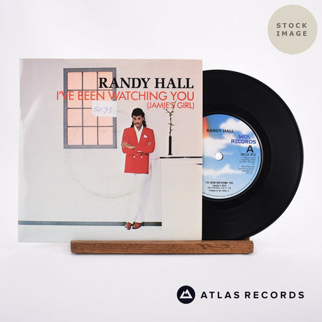 Randy Hall I've Been Watching You Vinyl Record - Sleeve & Record Side-By-Side