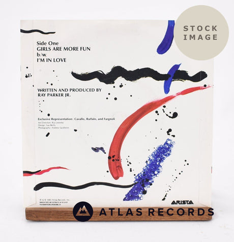 Ray Parker Jr. Girls Are More Fun Vinyl Record - Reverse Of Sleeve