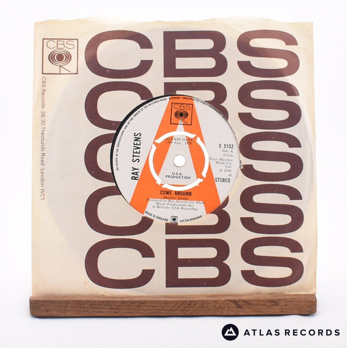 Ray Stevens Come Around 7" Vinyl Record - In Sleeve