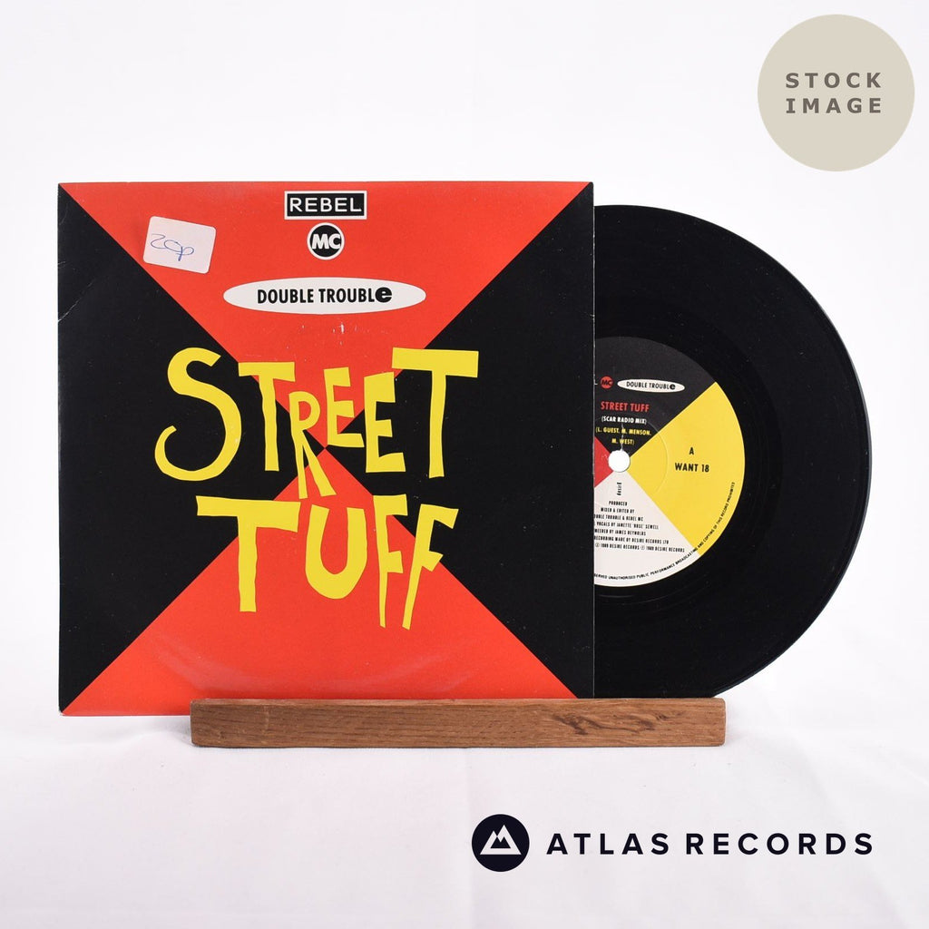 Rebel MC Street Tuff Vinyl Record - Sleeve & Record Side-By-Side