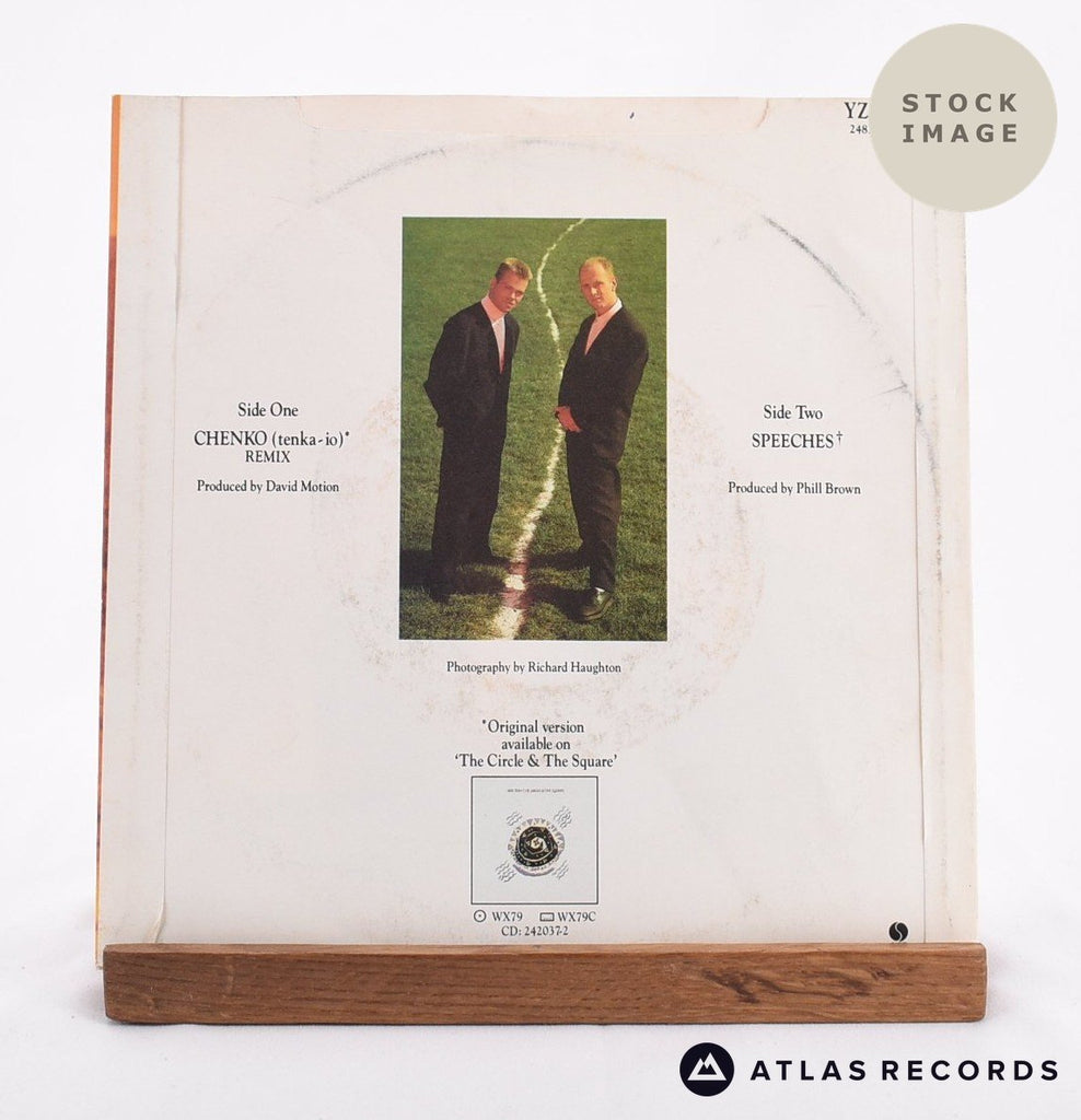 Red Box Chenko Vinyl Record - Reverse Of Sleeve