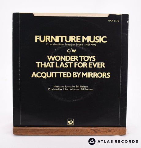 Red Noise - Furniture Music - Coloured Vinyl - Red 7" Vinyl Record - VG+/VG+