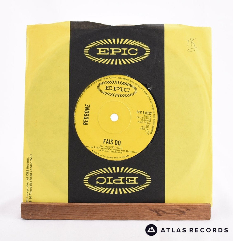 Redbone Fais-Do 7" Vinyl Record - In Sleeve
