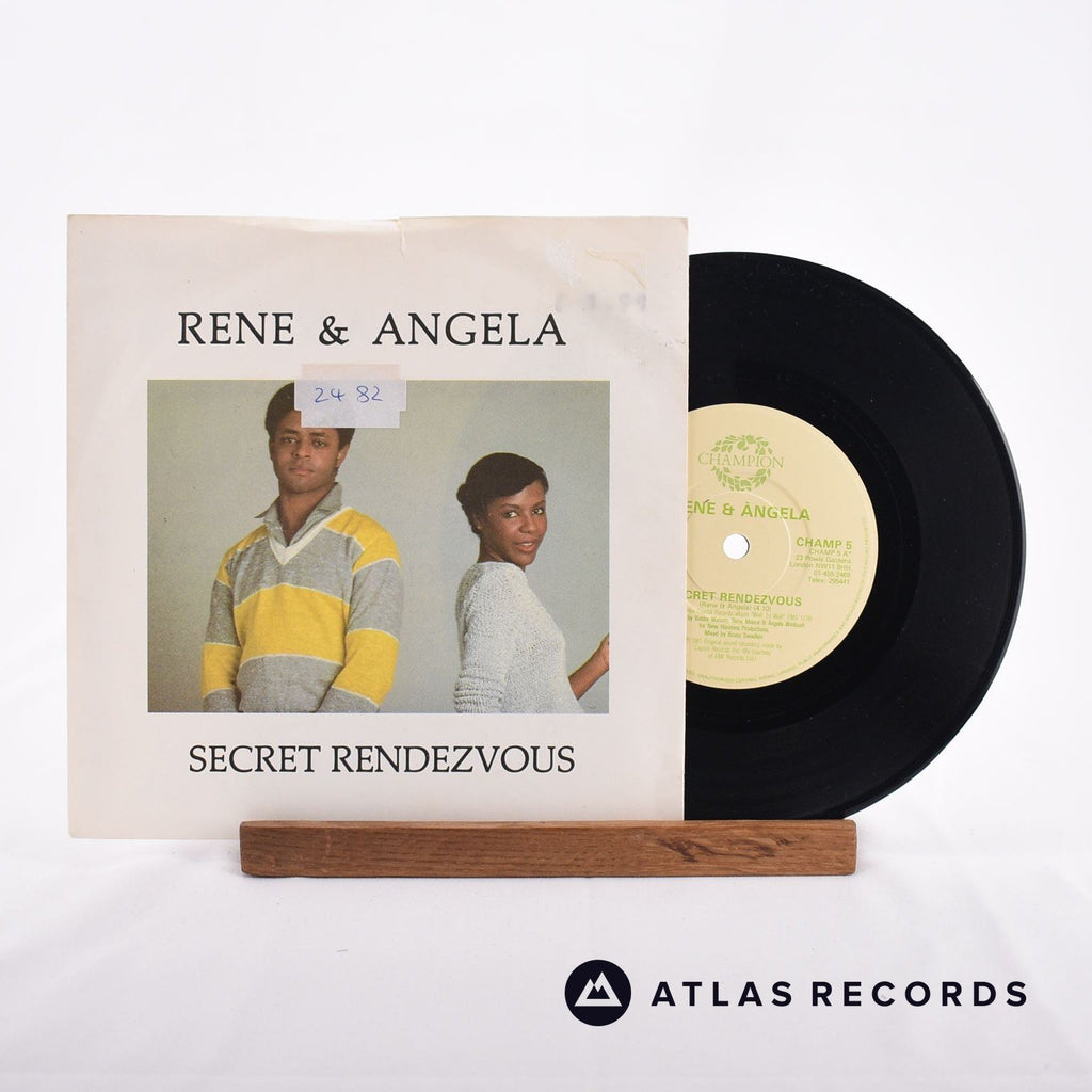 René & Angela Secret Rendezvous 7" Vinyl Record - Front Cover & Record