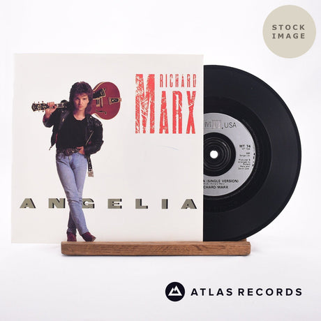 Richard Marx Angelia 7" Vinyl Record - Sleeve & Record Side-By-Side