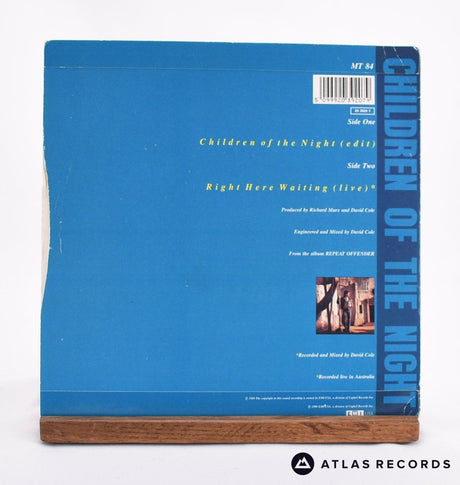 Richard Marx - Children Of The Night - 7" Vinyl Record - VG+/VG+