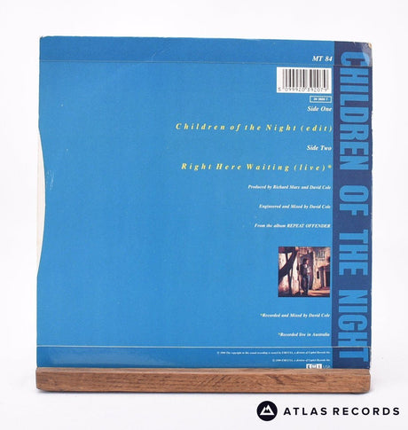Richard Marx - Children Of The Night - 7" Vinyl Record - EX/VG+