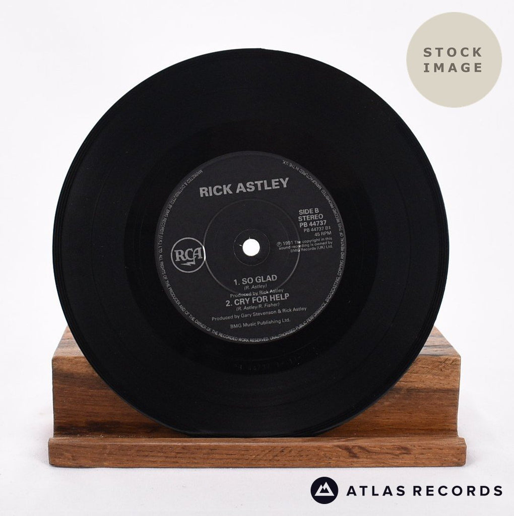 Rick Astley Never Knew Love Vinyl Record - Record B Side