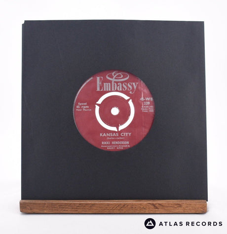 Rikki Henderson Kansas City 7" Vinyl Record - In Sleeve