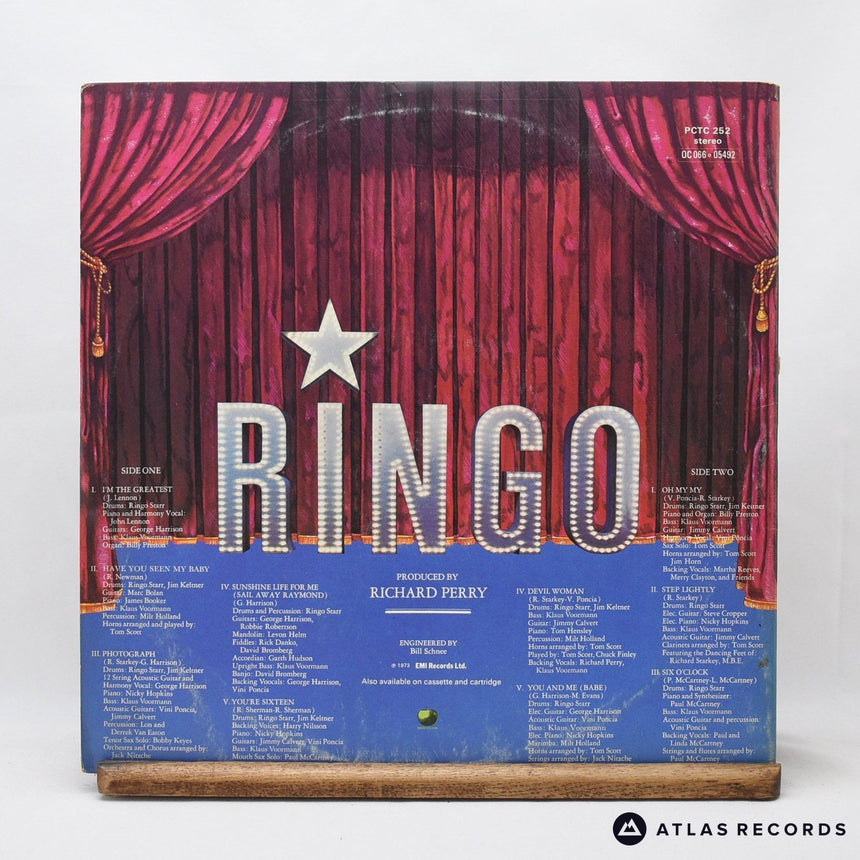 Ringo Starr - Ringo - Booklet Gatefold LP Vinyl Record - VG+/EX