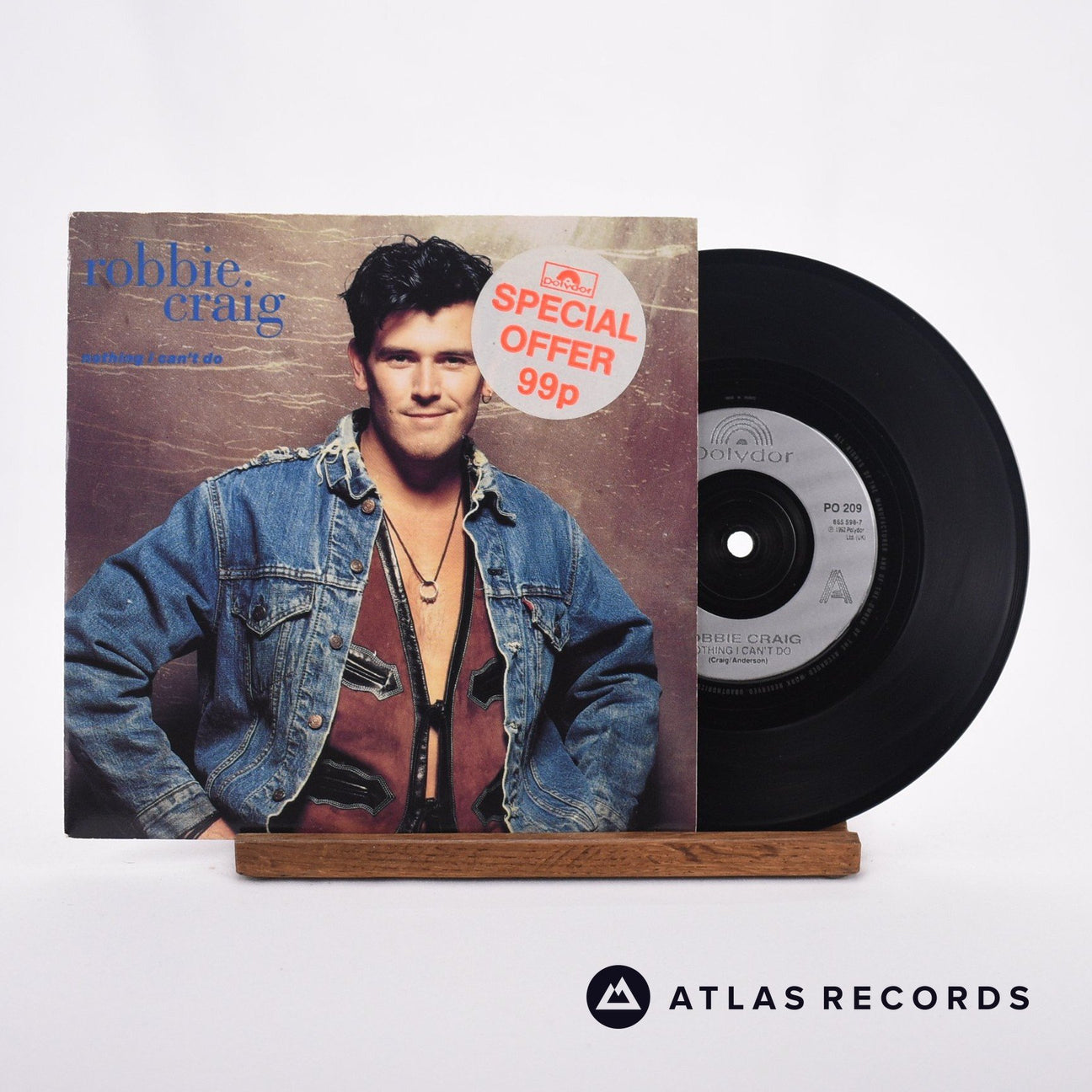 Robbie Craig Nothing I Can't Do 7" Vinyl Record - Front Cover & Record