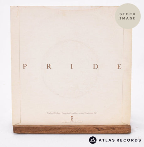 Robert Palmer Pride Vinyl Record - Reverse Of Sleeve