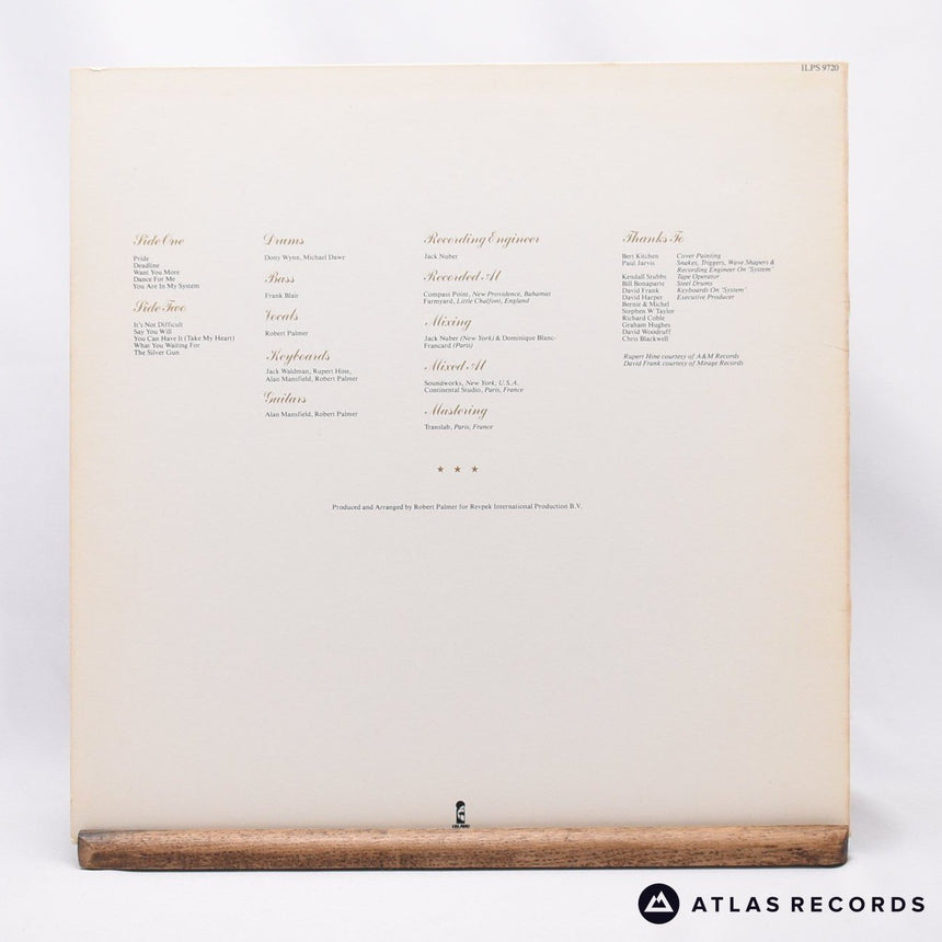 Robert Palmer - Pride - LP Vinyl Record - EX/EX