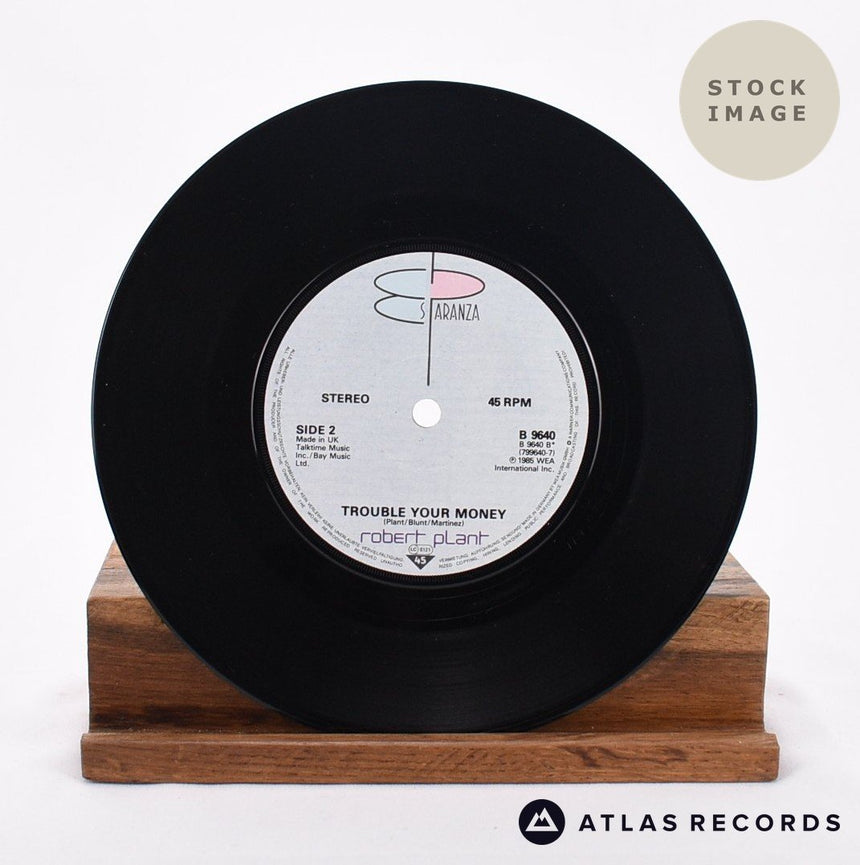 Robert Plant Pink And Black 1989 Vinyl Record - Record B Side
