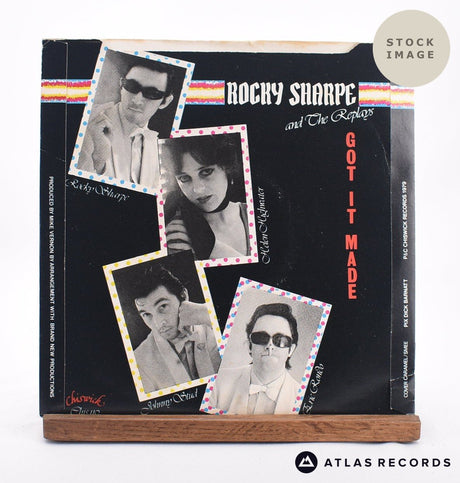 Rocky Sharpe & The Replays Imagination 7" Vinyl Record - Reverse Of Sleeve