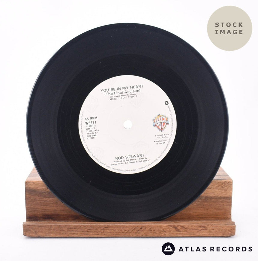Rod Stewart Another Heartache 7" Vinyl Record - Record B Side