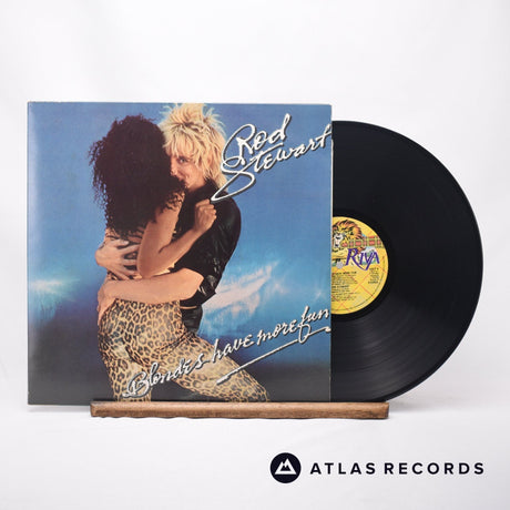 Rod Stewart Blondes Have More Fun LP Vinyl Record - Front Cover & Record