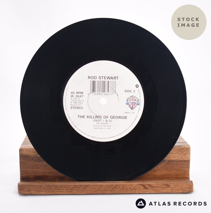 Rod Stewart Downtown Train 7" Vinyl Record - Record B Side