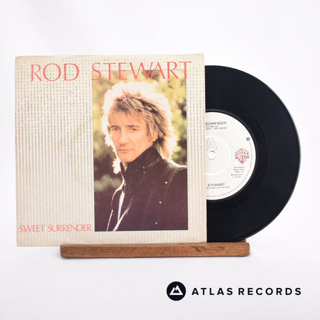 Rod Stewart Sweet Surrender 7" Vinyl Record - Front Cover & Record