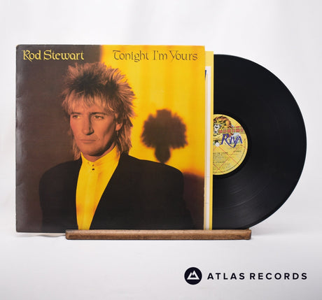 Rod Stewart Tonight I'm Yours LP Vinyl Record - Front Cover & Record