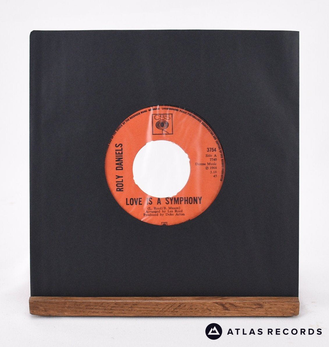 Roly Daniels Love Is A Symphony 7" Vinyl Record - In Sleeve