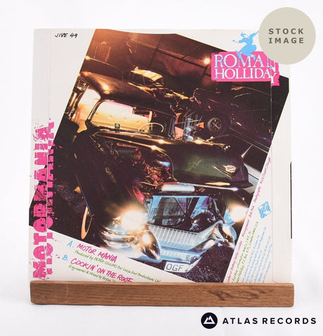 Roman Holliday Motormania Vinyl Record - Reverse Of Sleeve